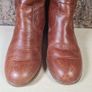 Vintage womens Dr Martens 11436 brown leather heeled riding boots knee high Size Uk 4 EU 37 Image 8