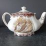 Palissy Royal Worcester Game Series Large Teapot, Creamer and Jam Pot Image 7
