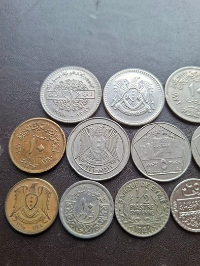 Syria. Lot of 13 coins (1921-1996)