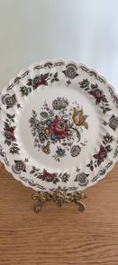Vintage Myotts Bouquet Plates -Franciscan English Transferware China - Dinner 10 inch