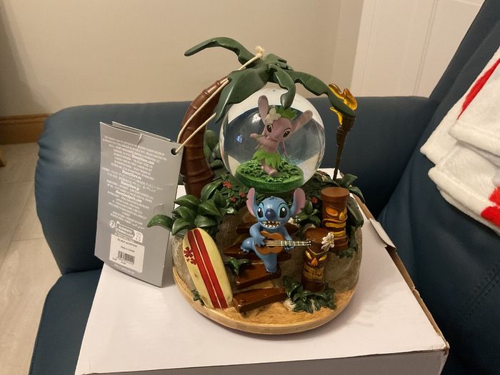 Disney Musical Stitch & Angel Snow Globe