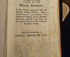 The Roman Missal published by Browne and Nolan Limited in Dublin. 1950 EDITION IN GOOD CONDITION.  SEE PHOTOS FOR SAME.