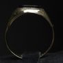 Vintage 9ct Gold Playboy Bunny Signet Ring Fully Hallmarked London Size 63 Image 5