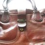 GIUDI  vintage  brown leather   shoulder Image 3