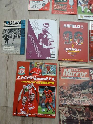 football program lot all Liverpool fc related