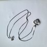 Sterling silver necklace pendant with heart Image 2