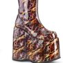 Demonia Platform Boot Size 7 Never worn Burgundy Holographic Image 5