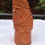 Vintage Japanese Ainu Wooden Figure Image 3