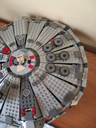 Lego star wars 4504 Millennium Falcon Original Trilogy Edition box +75414 force burn speeder