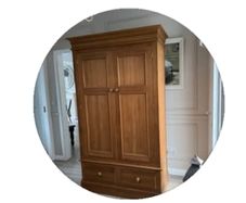 Handmade wood wardrobe