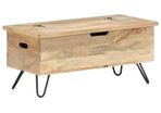 Chest 90x40x45 cm Solid Mango Wood
