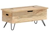 Chest 90x40x45 cm Solid Mango Wood
