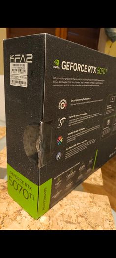 Brand New KFA2 Nvidia GeForce RTX5070Ti EX Gamer 1-Click OC RGB 16GB GDDR7 Warranty Receipt