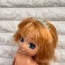 Arklu Lottie Doll Blonde Hair Blue Eye Princess Doll Tiara Loose legs approx. 18 cm. Used Please see photos Image 9