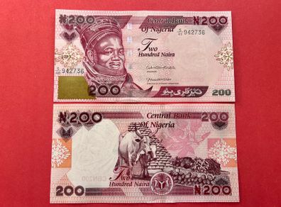 Nigeria  200. Naira. 2023. Pick 47.  UNC