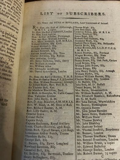 Old book Post-chase companion Ireland 1786