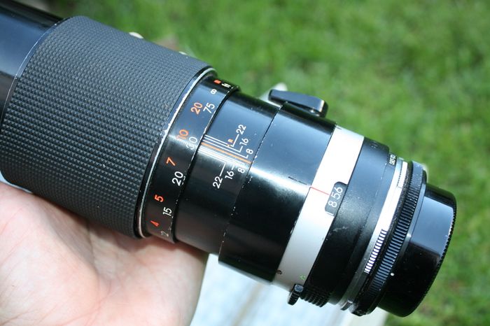 TAMRON SP 300mm F/5.6 TELE MACRO Lens With C/Y conversion adapter from JAPAN