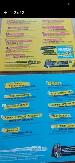 Punk promo CDs - Anarchy in the UK - 1&2 - price for both