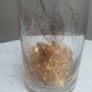 TALL Glass Gold embossed Vase Image 5