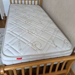 Single bed with mattress