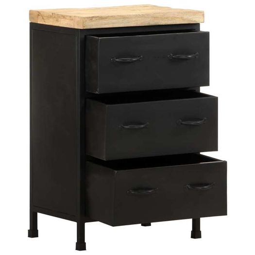 Sideboard 50x35x75 cm Rough Mango Wood