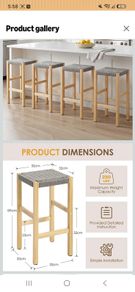 4 Breakfast Stools