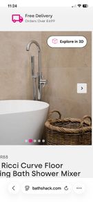freestanding bath mixer tap