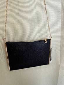 Blue Clutch/ Crossbody Bag