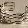 Silver bracelet and earrings Image 3