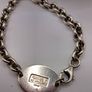 sterling silver oval history of Ireland  bracelet 1970's Image 5