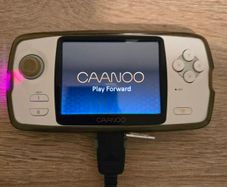 GP2X V400 Caanoo linux handheld console. Sought after open source retro gaming system and collectors item
