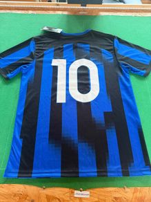 soccer wear - black and blue stripes t-Shirt.