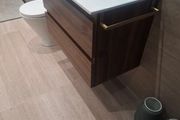 Incline 1000 Walnut unit and basin