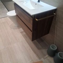 Incline 1000 Walnut unit and basin