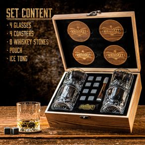 whiskey glass set