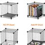 16 Cube Wire Storage Shelves, Multifunctional DIY Wire Fence Wardrobe Closet Cabinet Bookcase Bookshelf Perfect for Office/Livingroom/kitchen/Bathroom (FREE POSTAGE) Image 5
