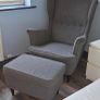 IKEA armchair STRANDMON with stool Image 3