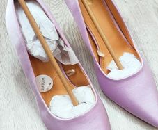 Lilac Dash Satin Pointed Stiletto