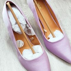 Lilac Dash Satin Pointed Stiletto