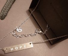 New genuine silver HOPE pendant
