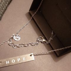 New genuine silver HOPE pendant