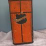 Rare Large Vintage Blue Badge Cream Toffee Shop Counter Tin Image 4
