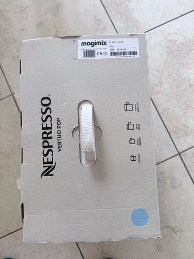 Brand New Nespresso Vertuo Pop Coffee Machine Magimix Blue 60 Capsules