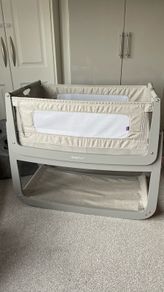 SnuzPod 4 Bedside Crib - Dove Grey