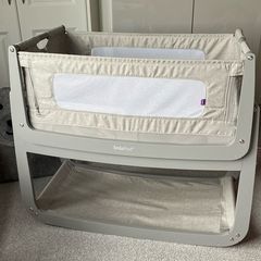 SnuzPod 4 Bedside Crib - Dove Grey