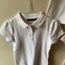 3 White girls polo shirts (new/as new) age 8-9 Image 3