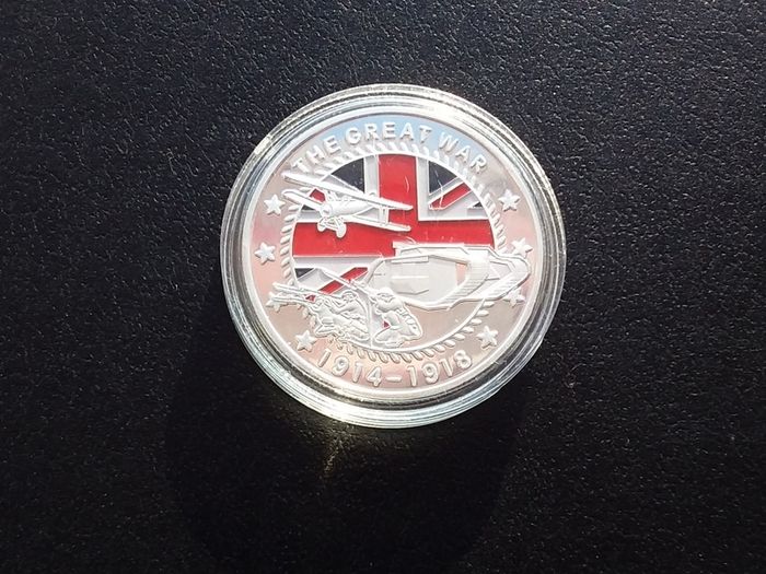 The Great War 1914- 1918 Silver-plated Coin/Medallion