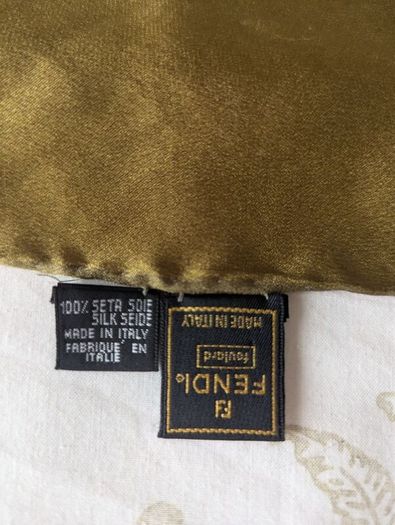 Fendi original silk women's scarf