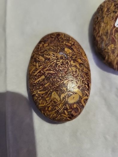 Palm stone calligraphy