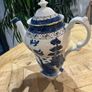 Rare Willow Pattern Coffee/Tea Pot 1940s Image 2